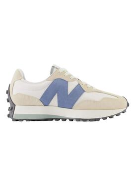 Baskets New Balance WS327 Beige Bleu Homme