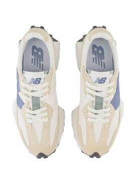 Baskets New Balance WS327 Beige Bleu Homme