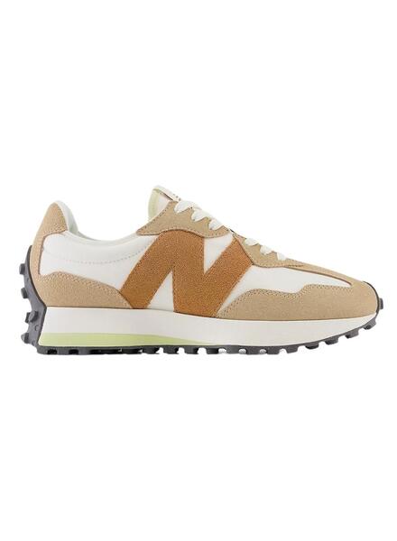 Baskets New Balance 327 Blanc Beige Femme