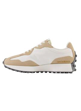 Baskets New Balance 327 Blanc Beige Femme