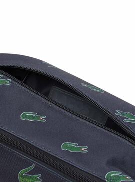 Trousse de Toilette Lacoste Bleu Marine Homme Femme