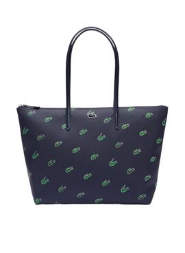 Sac à main Lacoste Shopping Bag Bleu Marine pour Femme