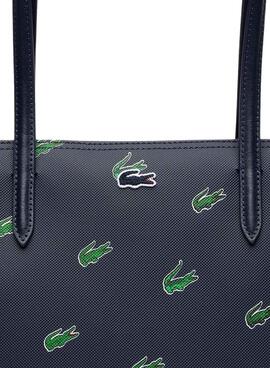 Sac à main Lacoste Shopping Bag Bleu Marine pour Femme