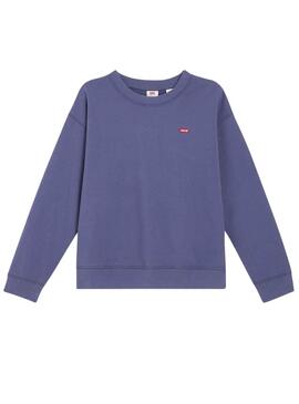 Sweat Levis Morado standard pour Femme
