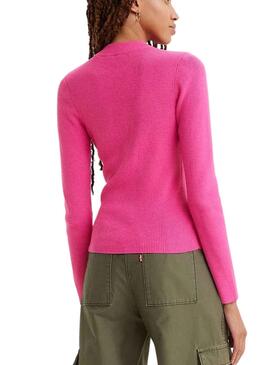 Pull Levis Crew Rib Pull Rose pour Femme