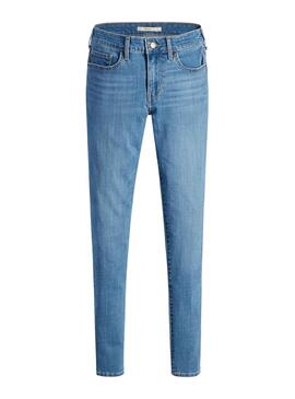 Pantalon Levis 711 Skinny New Bleu pour Femme