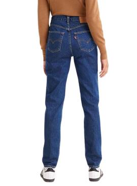 Pantalon Jeans Levis 80S Mom Jean Bleu Femme