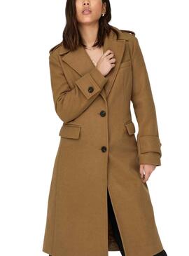 Manteaux Only Emma Fitted Long Brun pour Femme