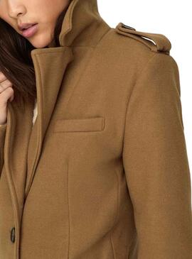 Manteaux Only Emma Fitted Long Brun pour Femme