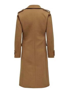 Manteaux Only Emma Fitted Long Brun pour Femme