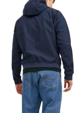 Veste Jack & Jones Softshell Bleu Marine Homme