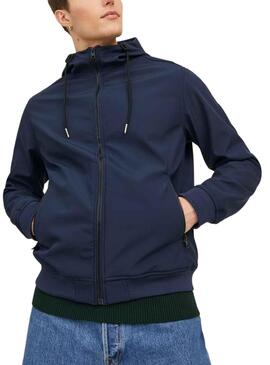 Veste Jack & Jones Softshell Bleu Marine Homme