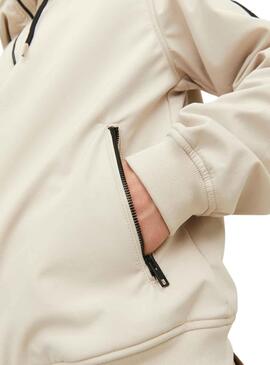 Veste Jack & Jones Softshell Beige Homme