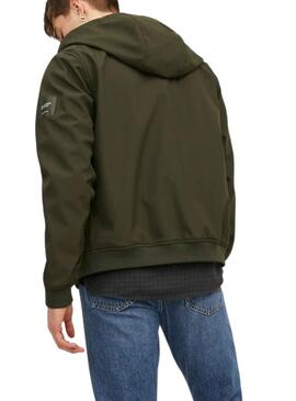 Veste Jack & Jones Softshell Vert Homme