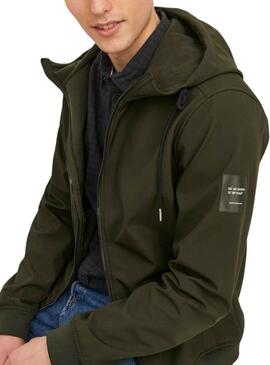 Veste Jack & Jones Softshell Vert Homme