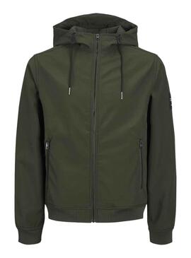 Veste Jack & Jones Softshell Vert Homme