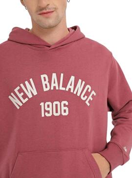 Sweat New Balance Essential Université Rosa Homme