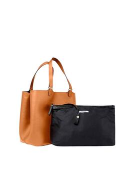 Bag Pieces Cabas Kopa Brun pour Femme