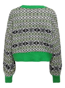 Pull Only Dea Vert pour Femme