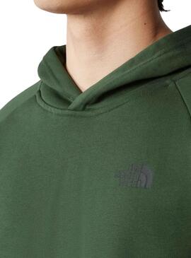 Sweat The North Face Rouge Box Vert Homme