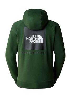 Sweat The North Face Rouge Box Vert Homme