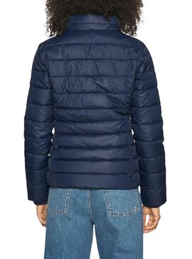 Veste Tommy Jeans Basic Hooded Bleu Marine Femme