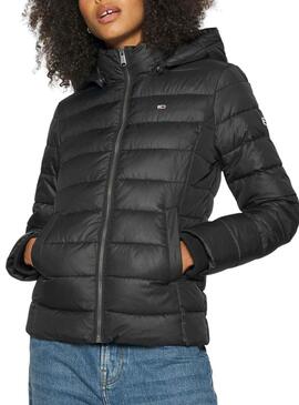 Veste Tommy Jeans Basic Hooded Noire Femme