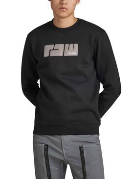 Sweat G-Star Raw Feutre Noire pour Homme
