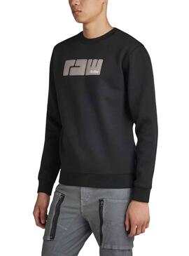 Sweat G-Star Raw Feutre Noire pour Homme