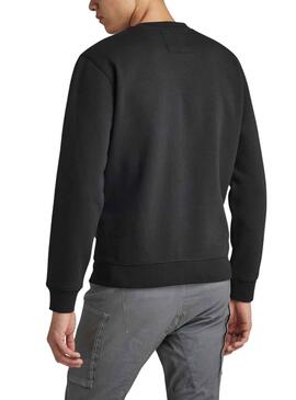 Sweat G-Star Raw Feutre Noire pour Homme