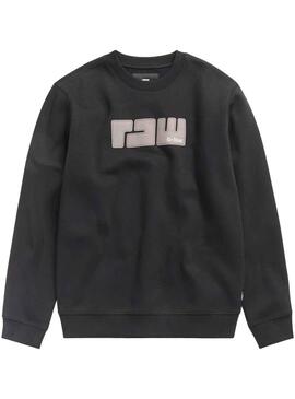 Sweat G-Star Raw Feutre Noire pour Homme