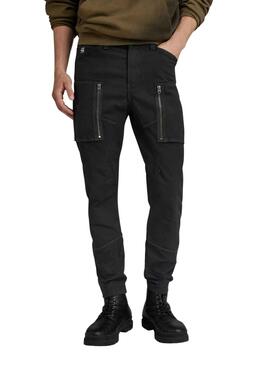 Pantalon G-Star Cargo Zip Skinny Noire Homme