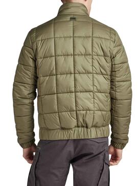 Veste G-Star Meefic Matelassé Vert pour Homme