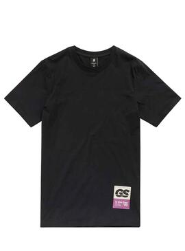T-Shirt G-Star Back Slim Noire pour Homme