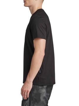 T-Shirt G-Star Raw Feutre Noire pour Homme