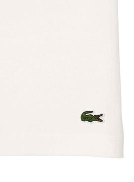 T-Shirt Lacoste Club Relaxed Blanc Homme Femme