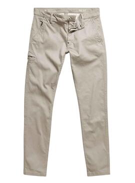 Pantalon G-Star Skinny Chino 2,0 Beige pour Homme