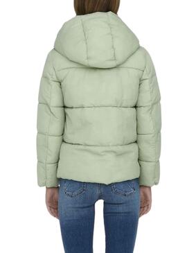Veste Only New Sydney Sara Puffer Vert Femme