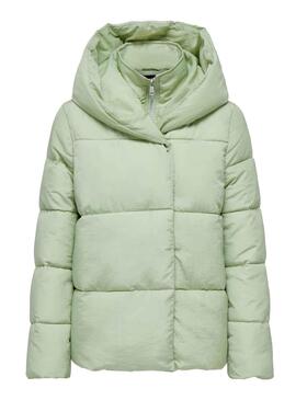 Veste Only New Sydney Sara Puffer Vert Femme