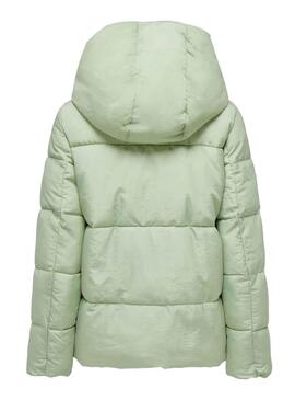 Veste Only New Sydney Sara Puffer Vert Femme