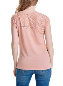 T-Shirt Only Nicole Rosa Femme