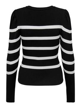 Pull Only Sally Noire pour Femme