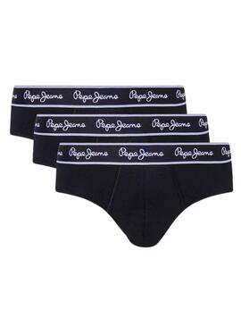 Pack 3 feuillets Pepe Jeans Noire pour Homme