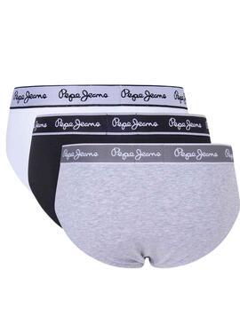 Pack 3 feuillets Pepe Jeans Gris pour Homme