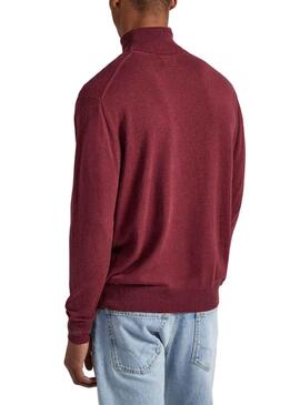 Pull Pepe Jeans Andre Tortue Rouge pour Homme