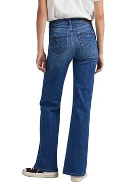 Pantalon Jeans Pepe Jeans Willa Bleu Femme