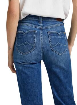 Pantalon Jeans Pepe Jeans Willa Bleu Femme