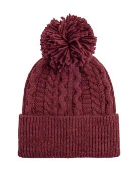 Chapeau Pepe Jeans Tallis Chapeau Bordeaux pour Femme