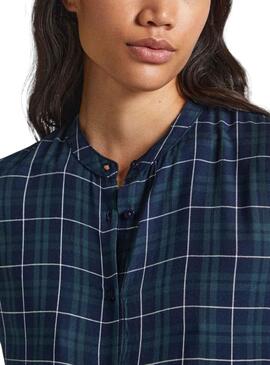 Robe Pepe Jeans Iseult Bleu pour Femme