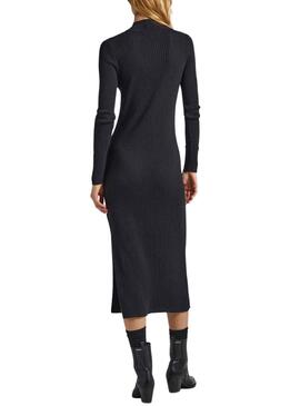 Robe Pepe Jeans Dalia Noire pour Femme